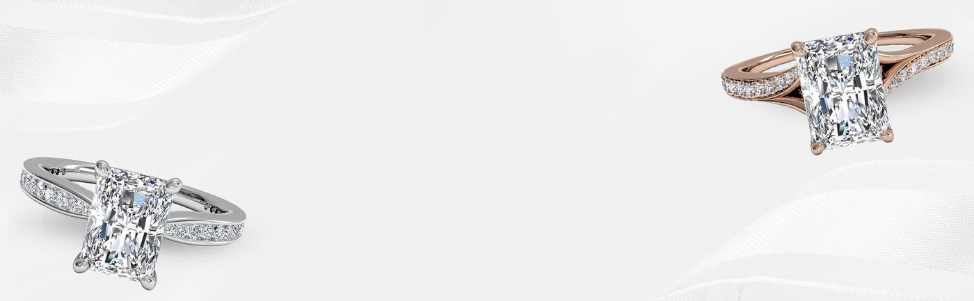 radiant cut engagement rings