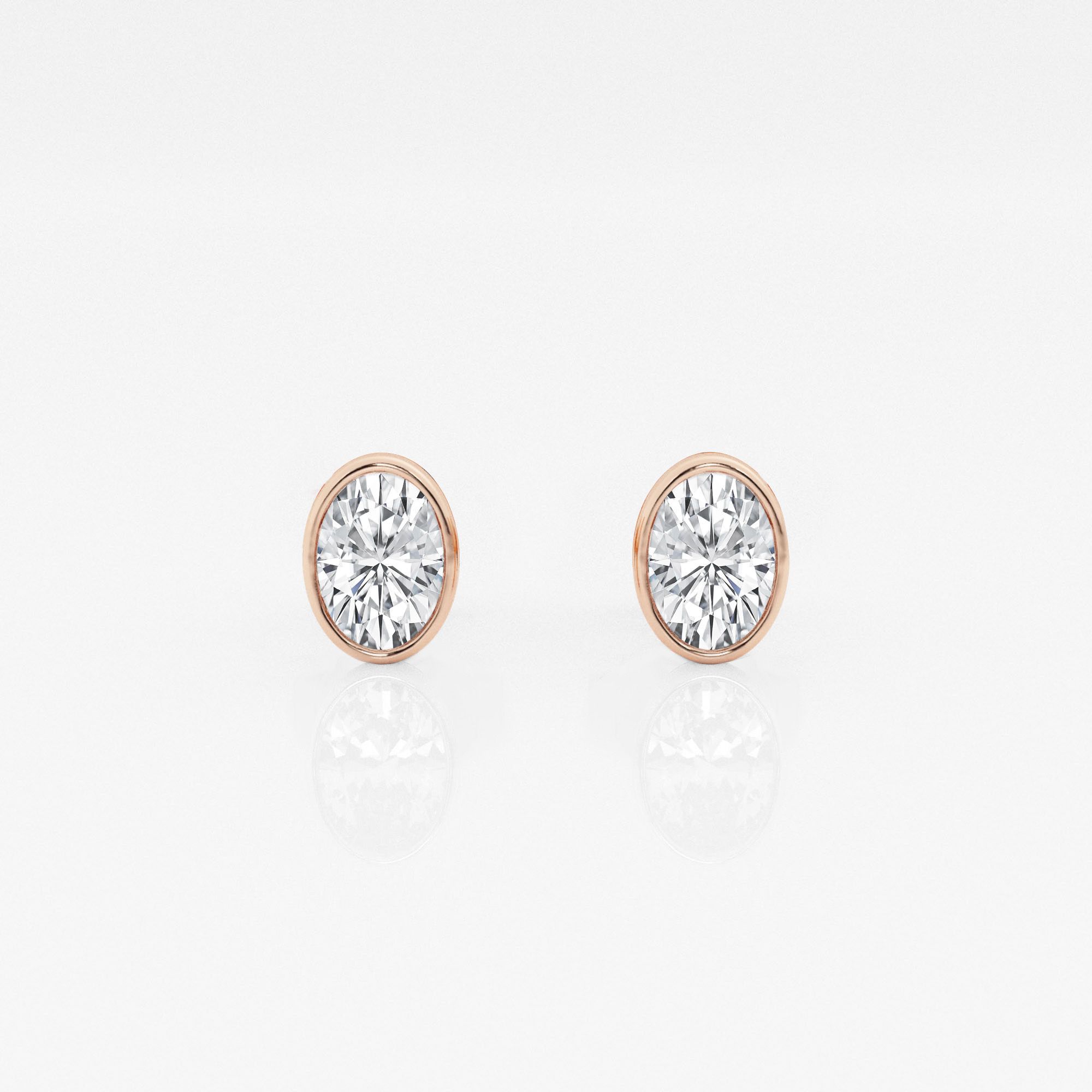 14kt Rose Gold/18kt Rose Gold/oval/top