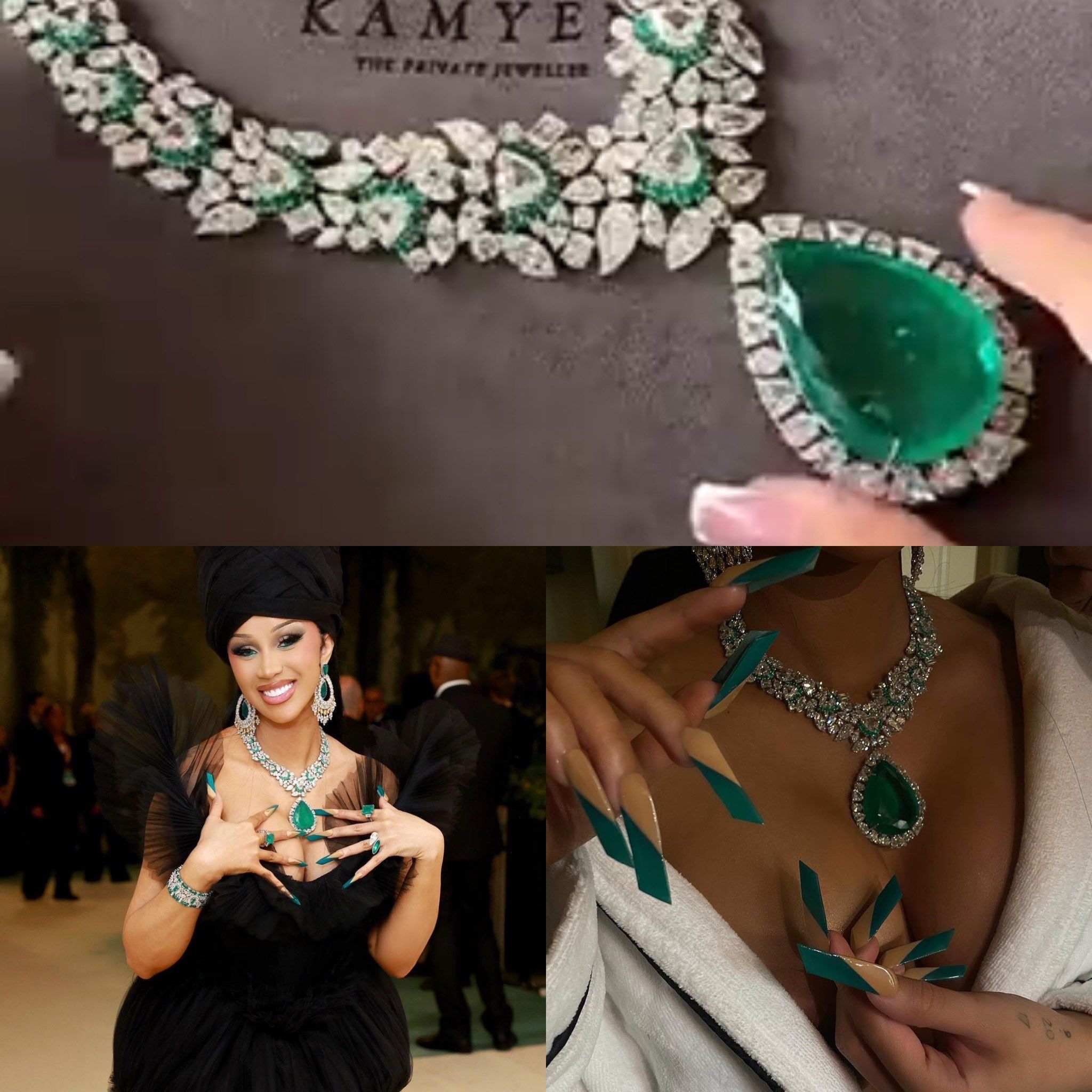 Cardi B Red Carpet Jewelry 2024