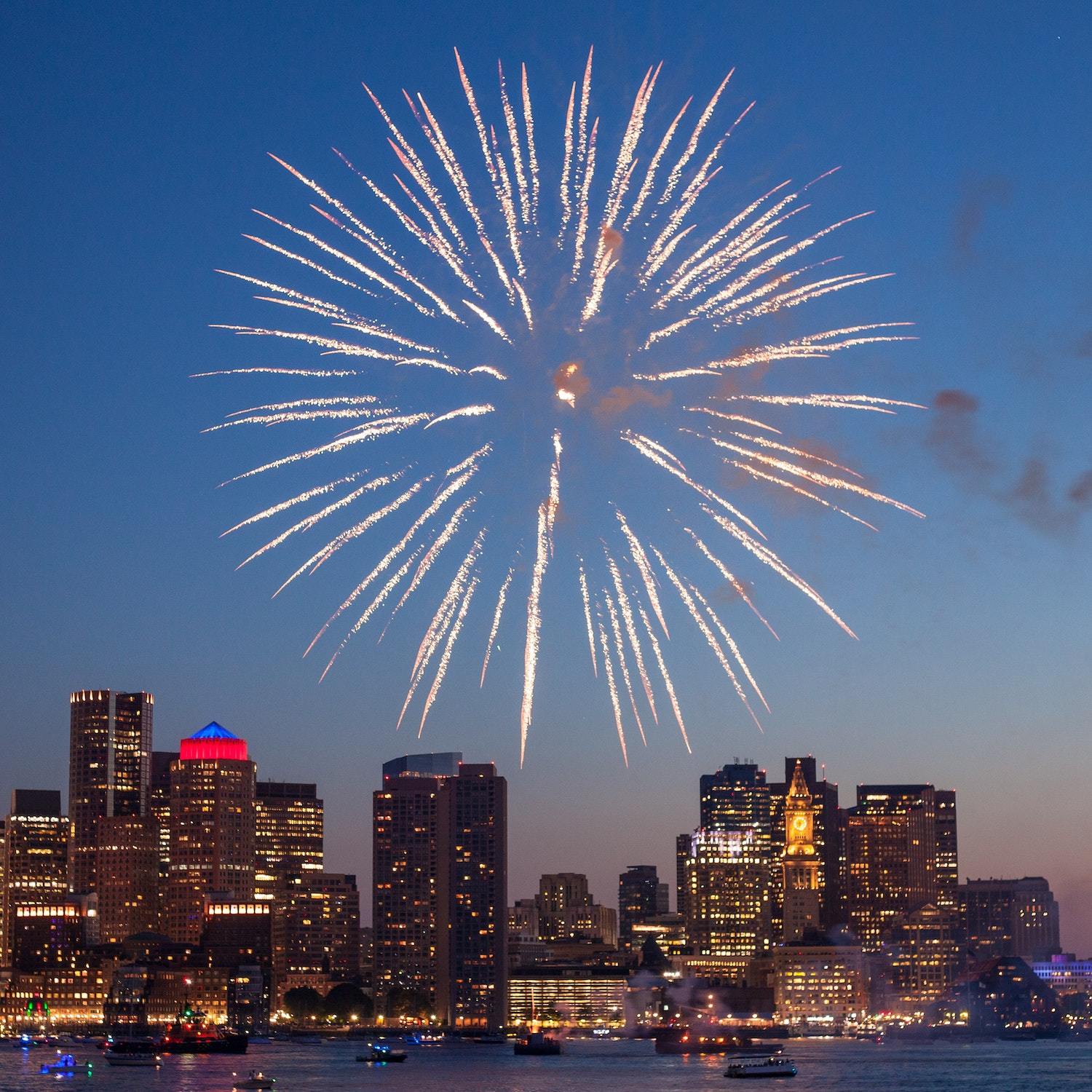 Fireworks on the 4th of July