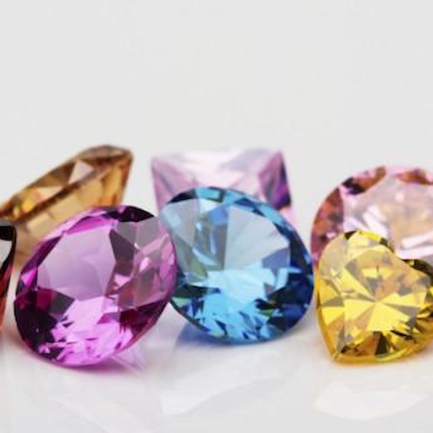 colorful gemstones