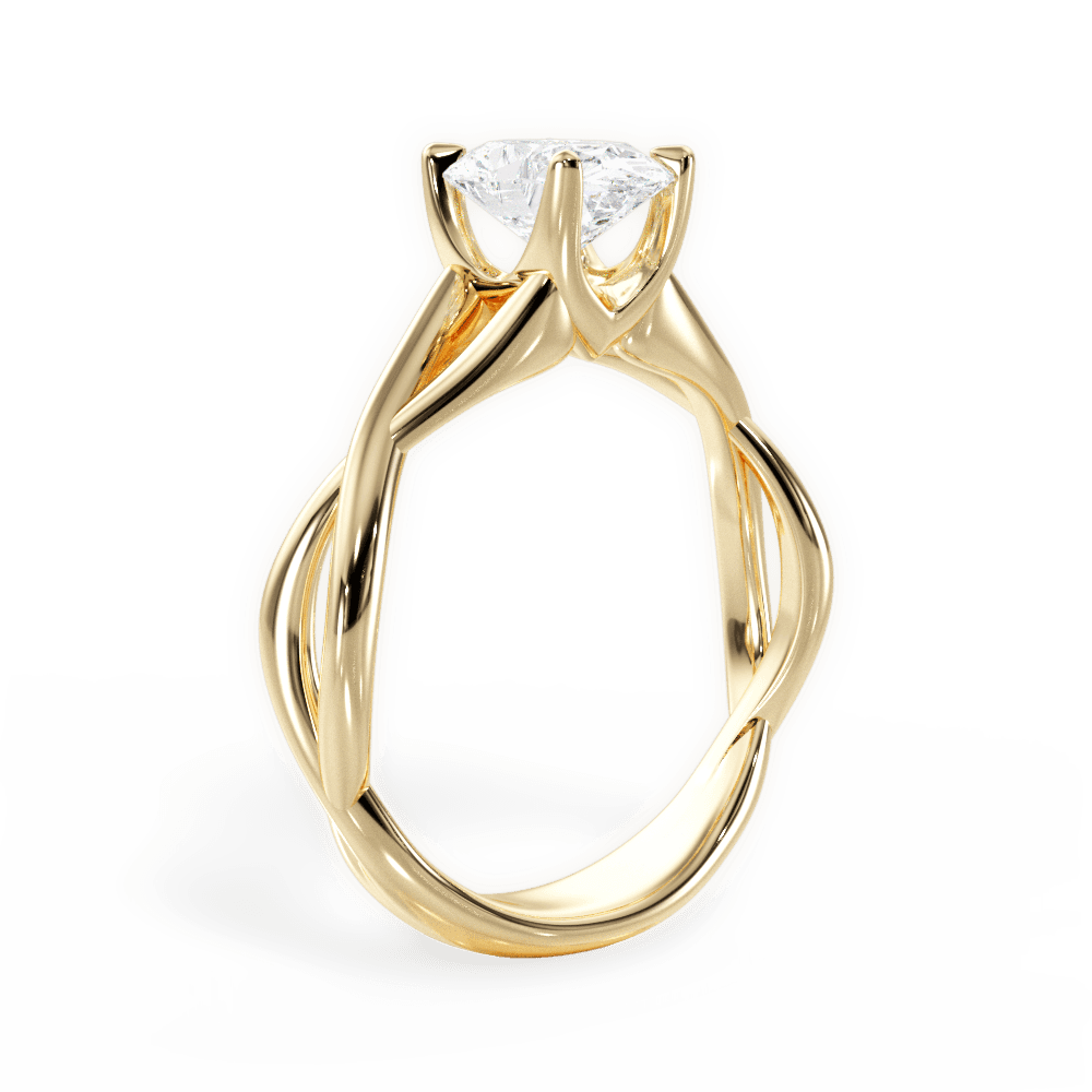 14kt Yellow Gold/18kt Yellow Gold/oval/front