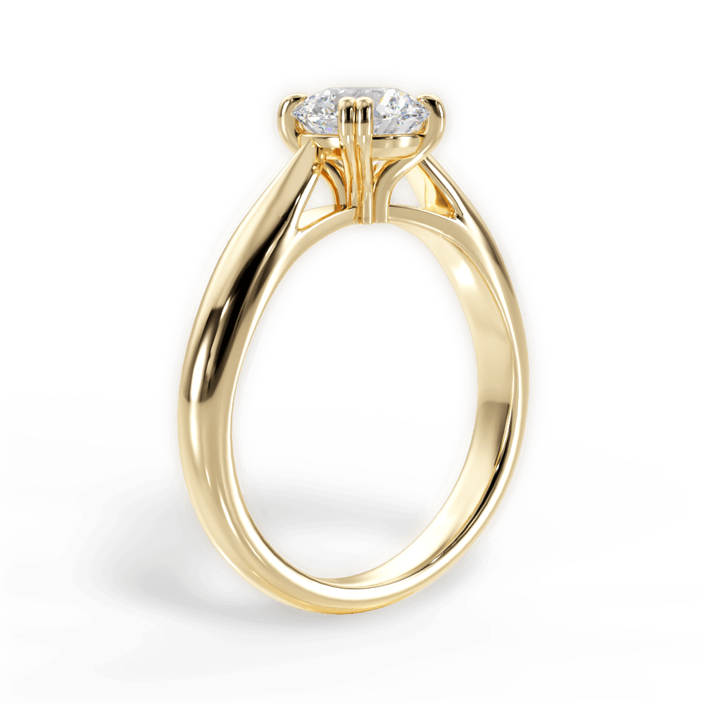 14kt Yellow Gold/18kt Yellow Gold/round/front