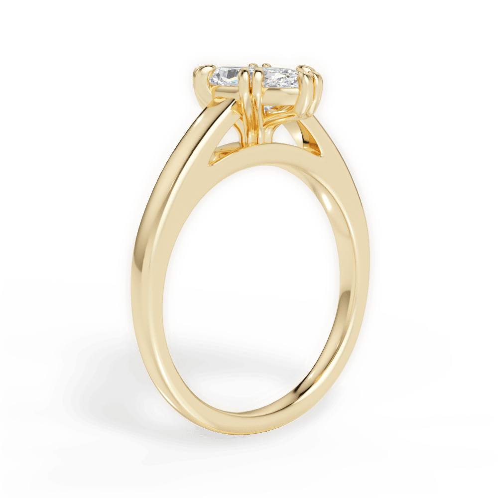 14kt Yellow Gold/18kt Yellow Gold/marquise/front