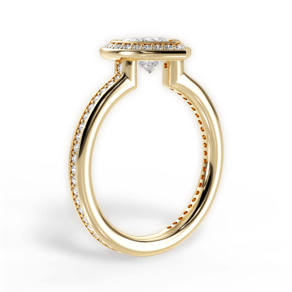 14kt Yellow Gold/18kt Yellow Gold/heart/front