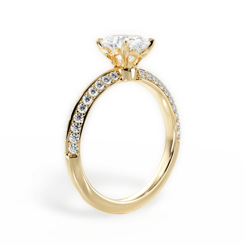 14kt Yellow Gold/18kt Yellow Gold/oval/front