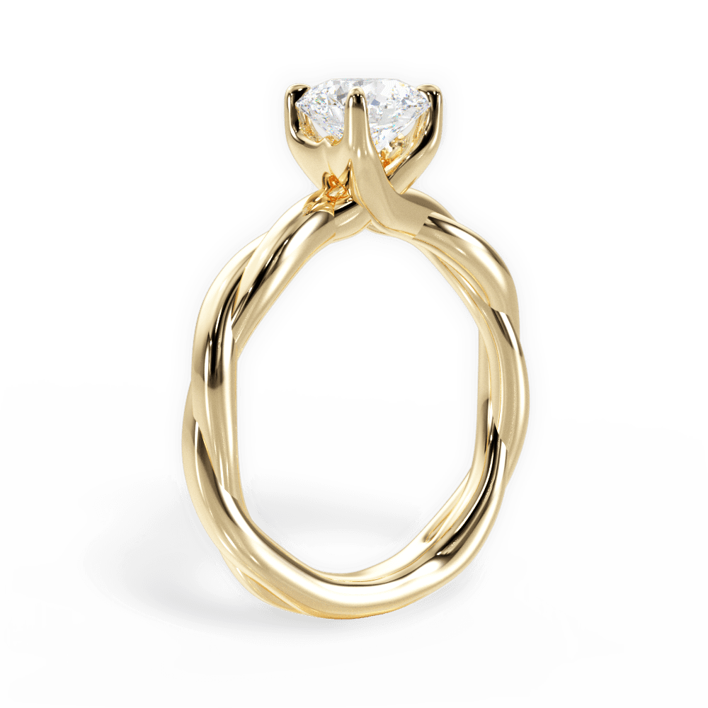 14kt Yellow Gold/18kt Yellow Gold/round/front