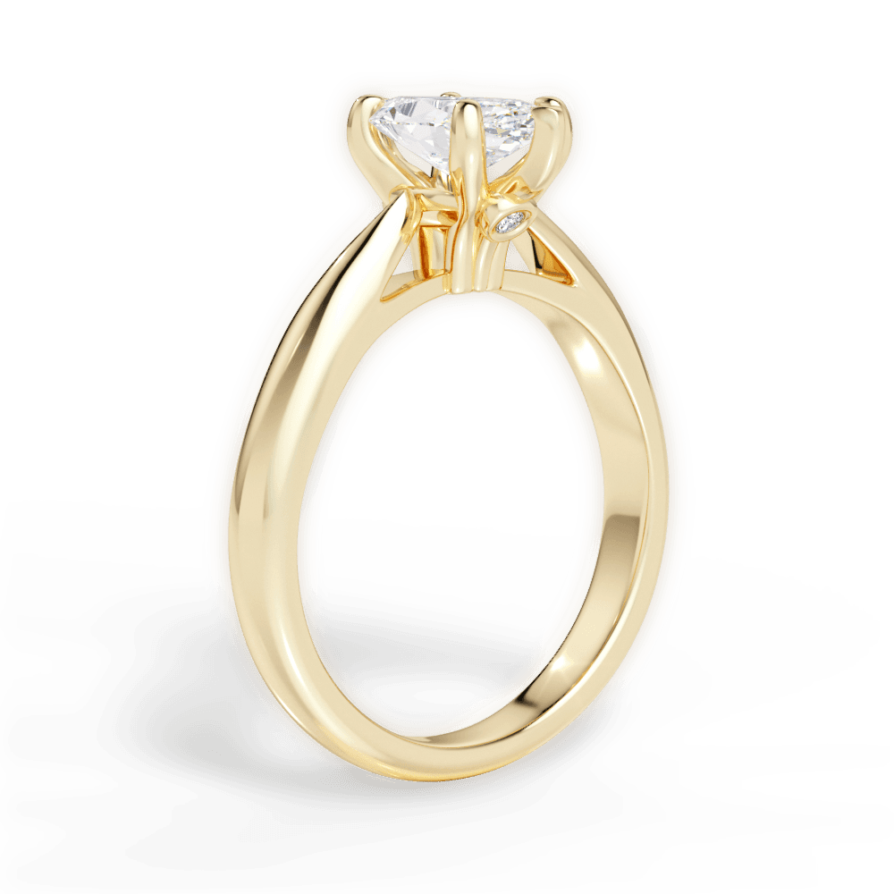 14kt Yellow Gold/18kt Yellow Gold/marquise/front