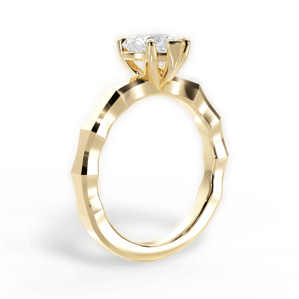 14kt Yellow Gold/18kt Yellow Gold/heart/front