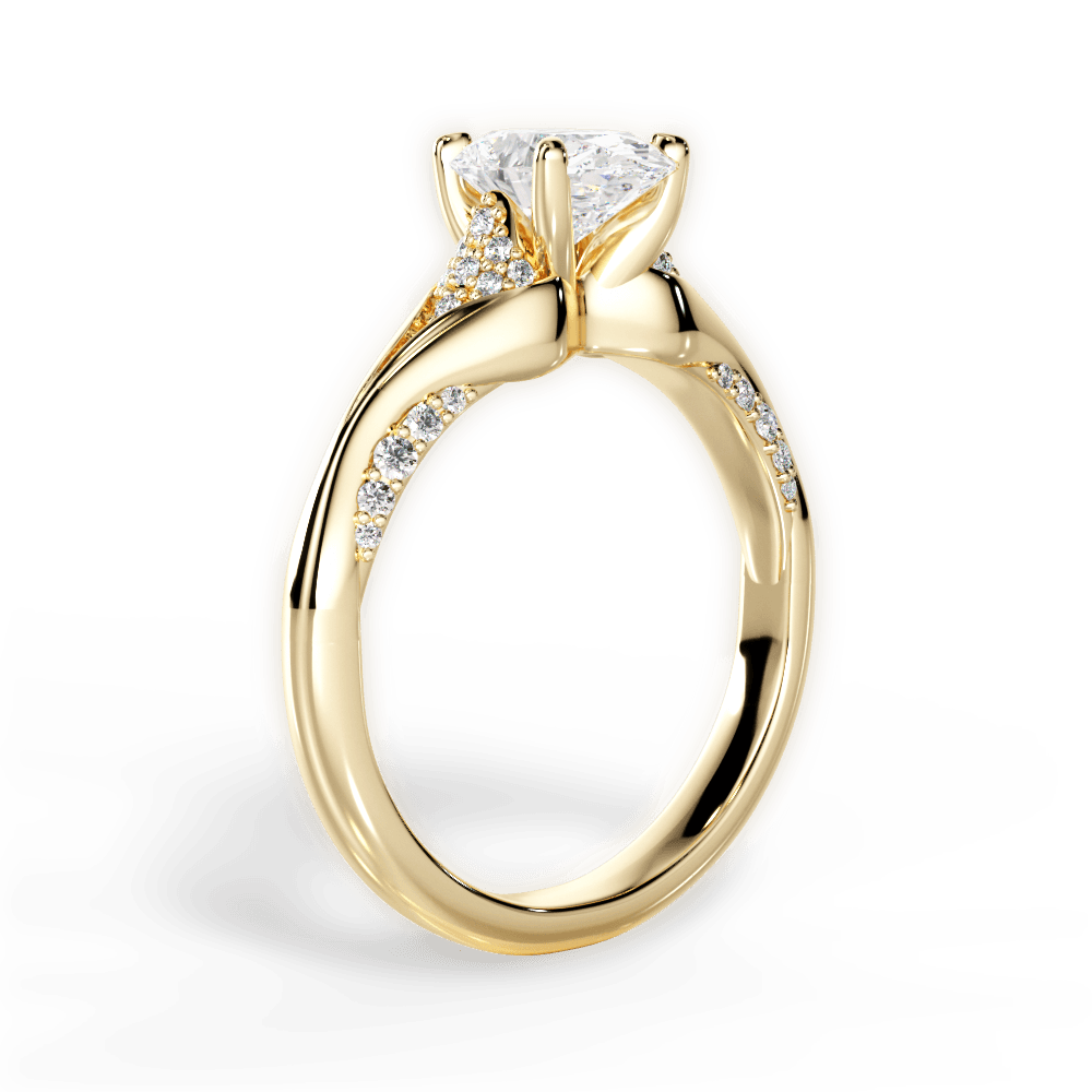 14kt Yellow Gold/18kt Yellow Gold/oval/front