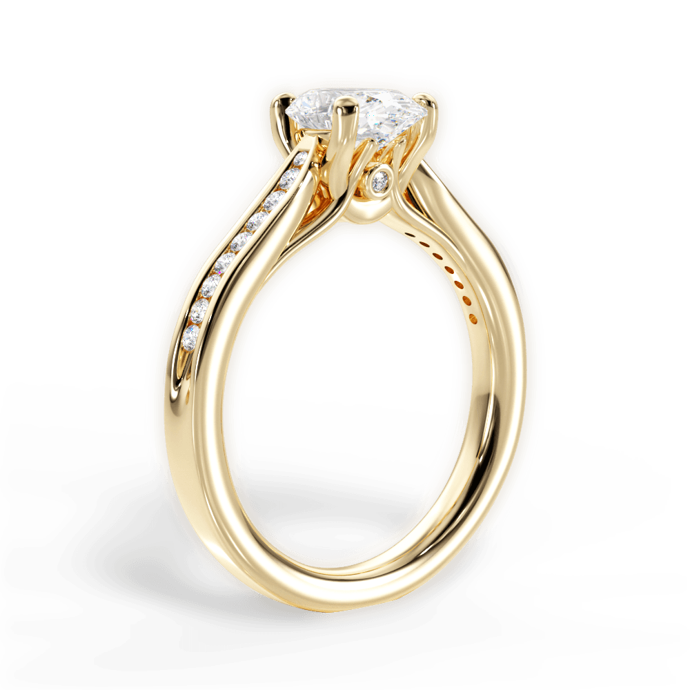 14kt Yellow Gold/18kt Yellow Gold/oval/front