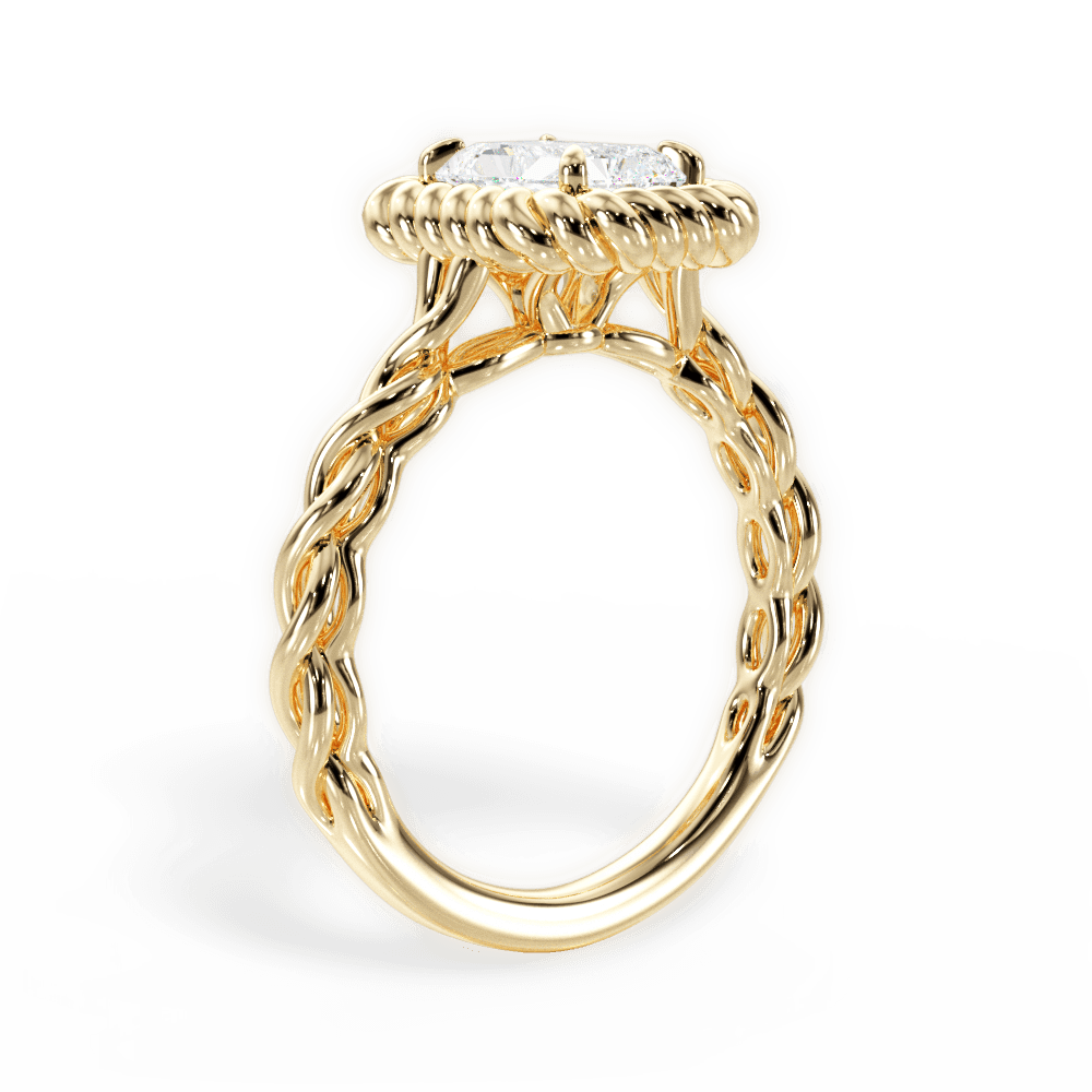 14kt Yellow Gold/18kt Yellow Gold/radiant/front