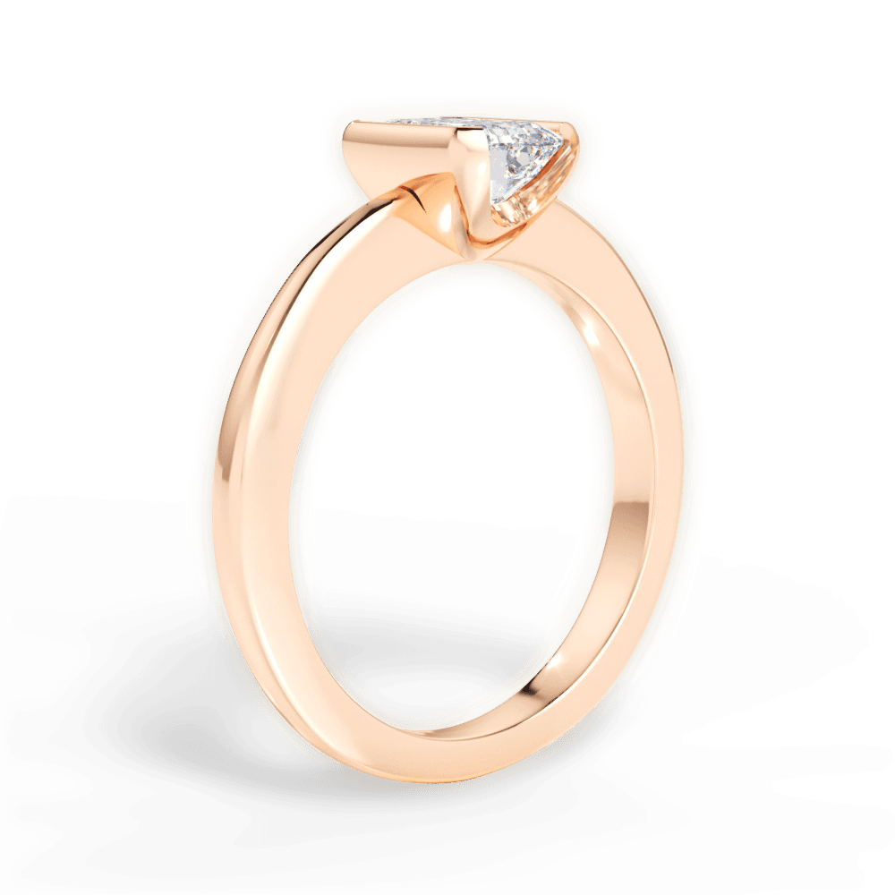 14kt Rose Gold/18kt Rose Gold/emerald/front