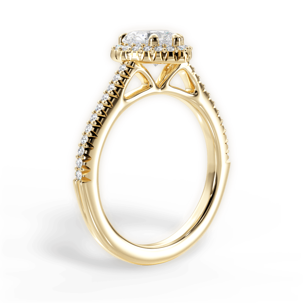 14kt Yellow Gold/18kt Yellow Gold/heart/front