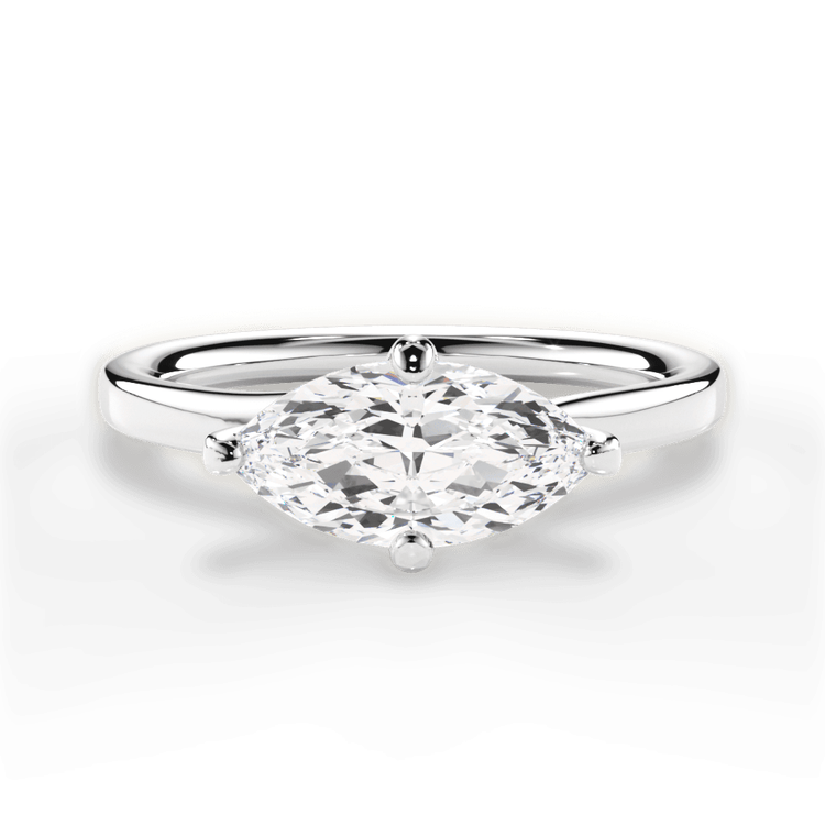 14kt White Gold/18kt White Gold/Platinum/marquise/top sku 1MZ4765