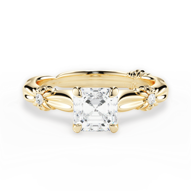 14kt Yellow Gold/18kt Yellow Gold/asscher/top sku 1ASZ4754