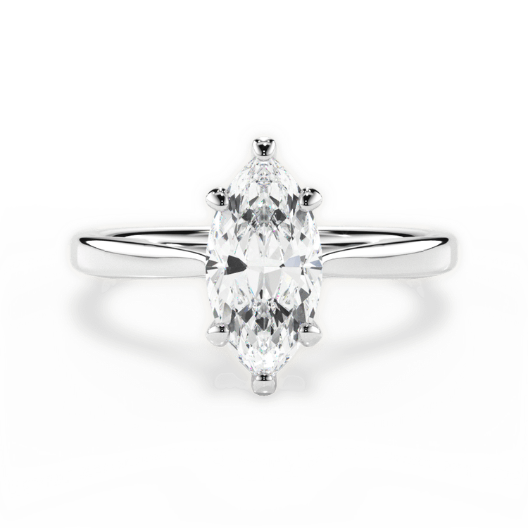 14kt White Gold/18kt White Gold/Platinum/marquise/top sku 1MZ1407