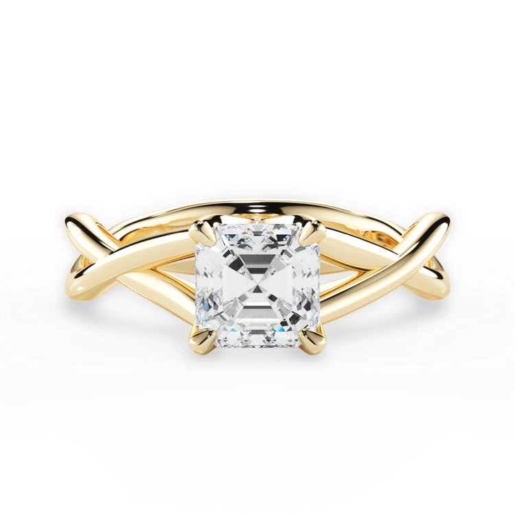 14kt Yellow Gold/18kt Yellow Gold/asscher/top sku 1ASZ4706