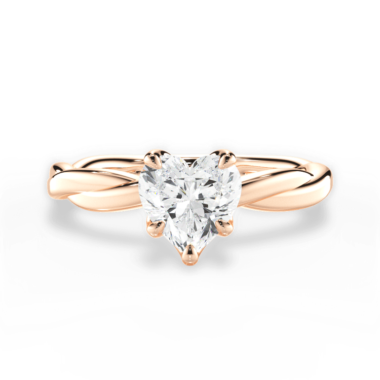 14kt Rose Gold/18kt Rose Gold/heart/top sku 1HZ4702