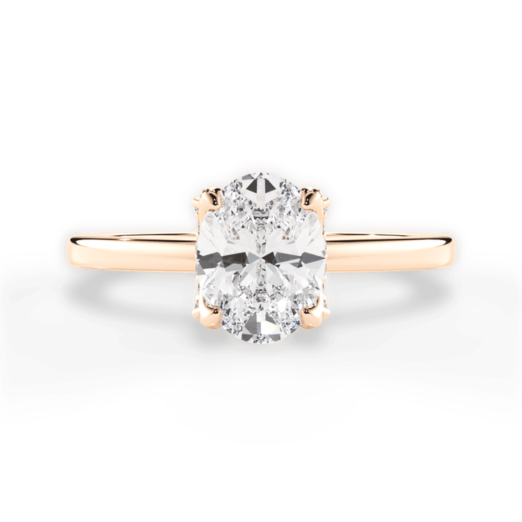 14kt Rose Gold/18kt Rose Gold/oval/top sku 1OZ4715