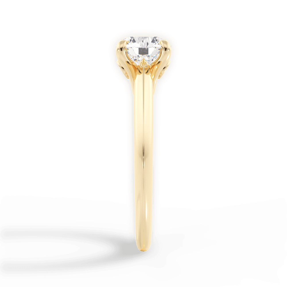 14kt Yellow Gold/18kt Yellow Gold/round/perspective