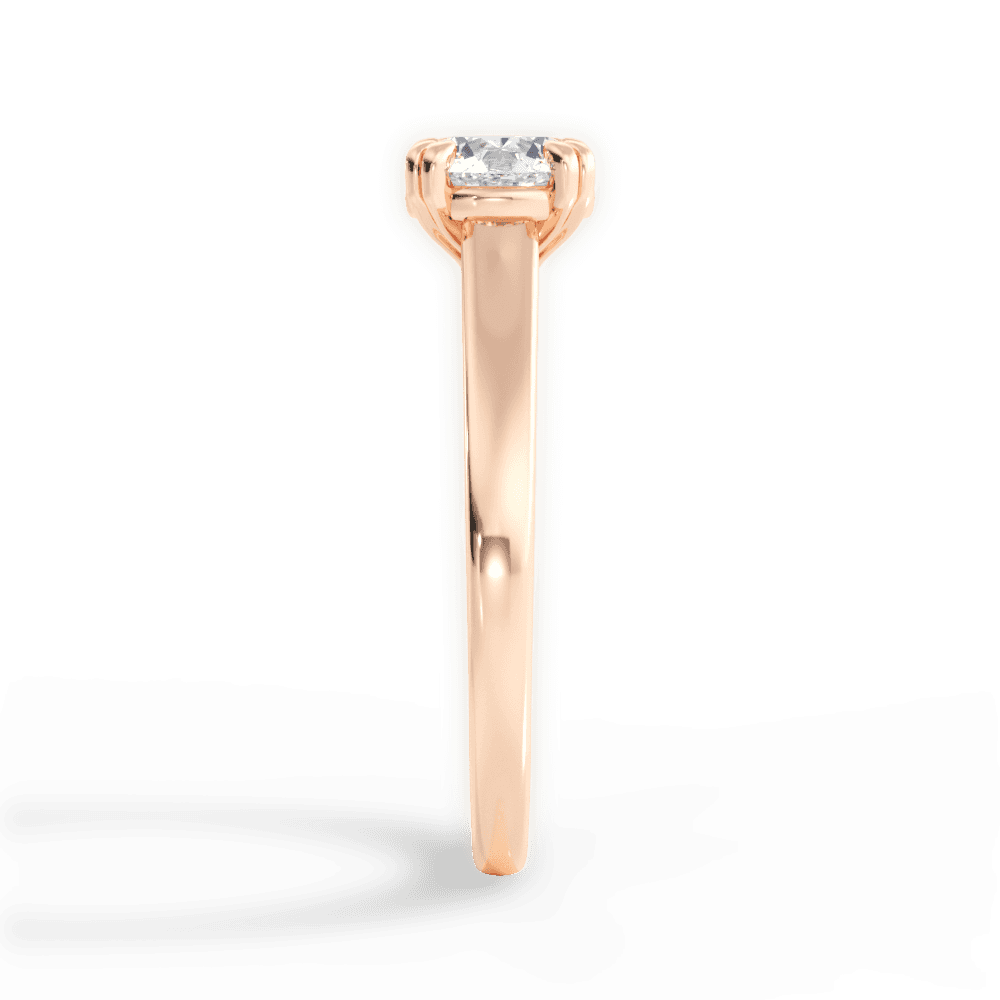 14kt Rose Gold/18kt Rose Gold/round/perspective