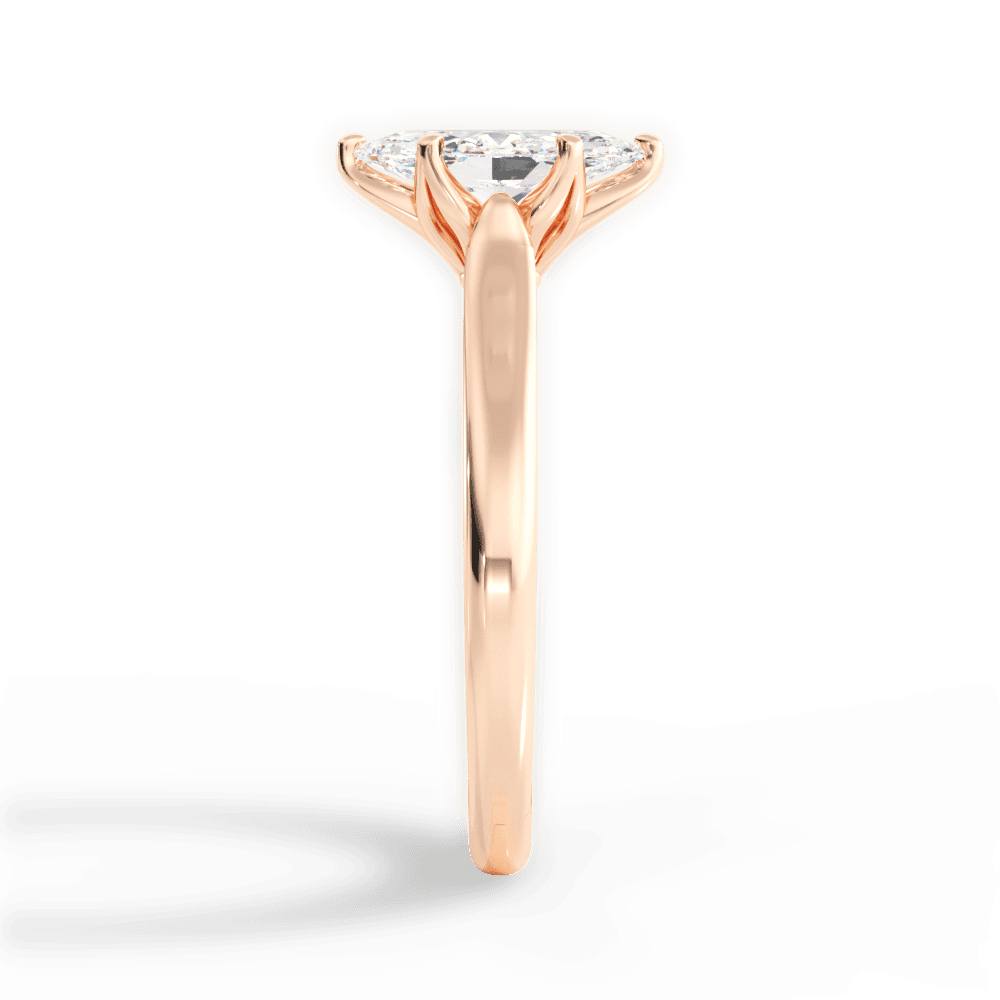 14kt Rose Gold/18kt Rose Gold/marquise/perspective