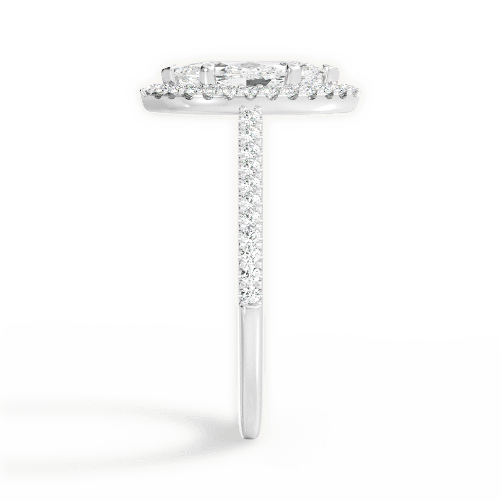 14kt White Gold/18kt White Gold/Platinum/marquise/perspective