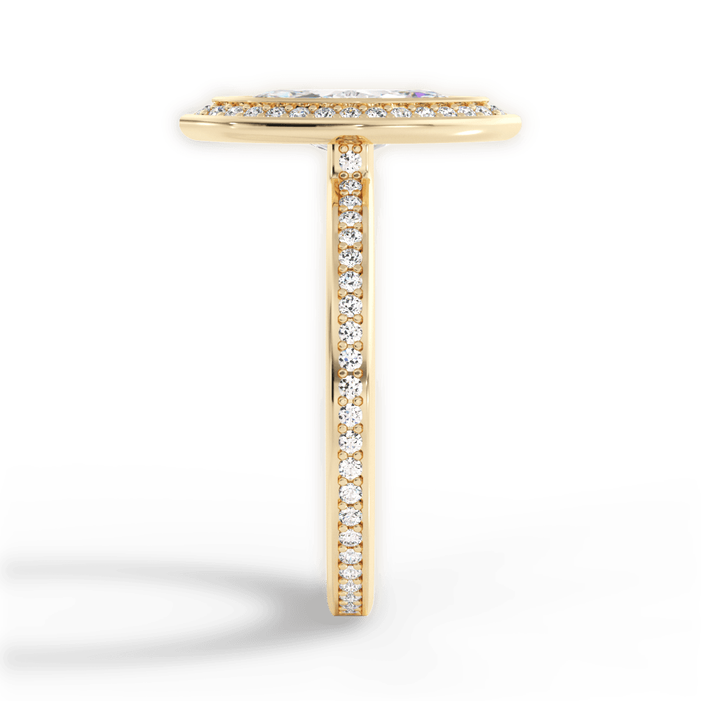 14kt Yellow Gold/18kt Yellow Gold/marquise/perspective