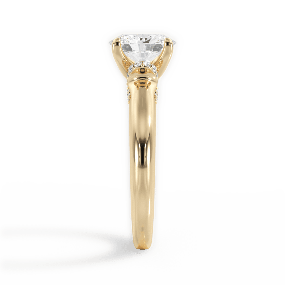 14kt Yellow Gold/18kt Yellow Gold/oval/perspective