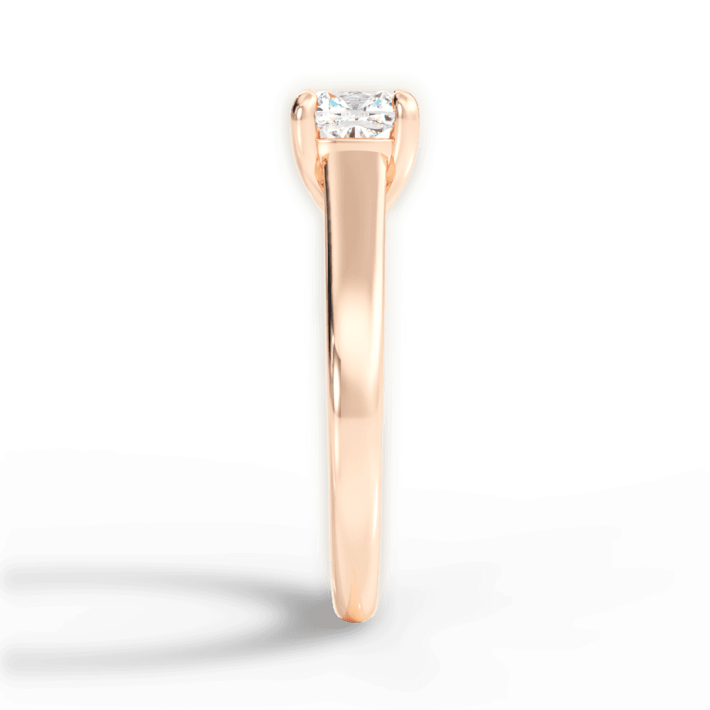 14kt Rose Gold/18kt Rose Gold/cushion/perspective