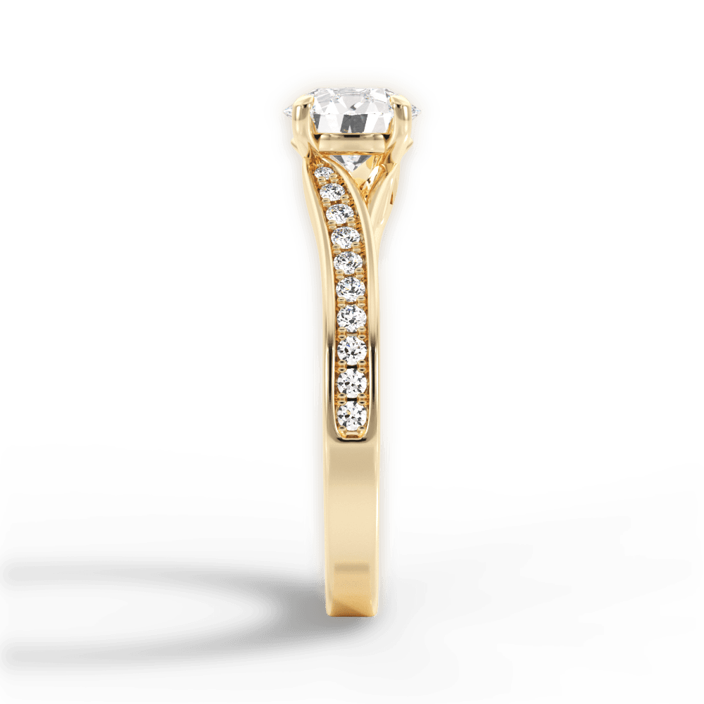 14kt Yellow Gold/18kt Yellow Gold/round/perspective