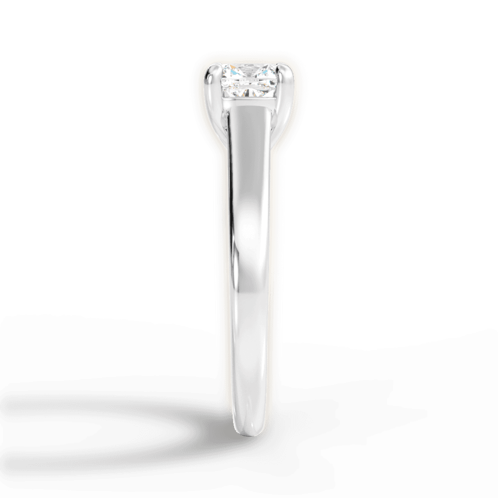 14kt White Gold/18kt White Gold/Platinum/cushion/perspective