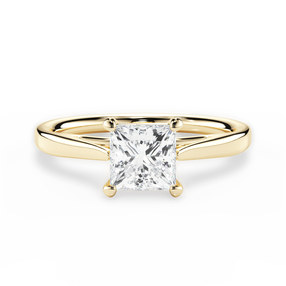 14kt Yellow Gold/18kt Yellow Gold/princess/top