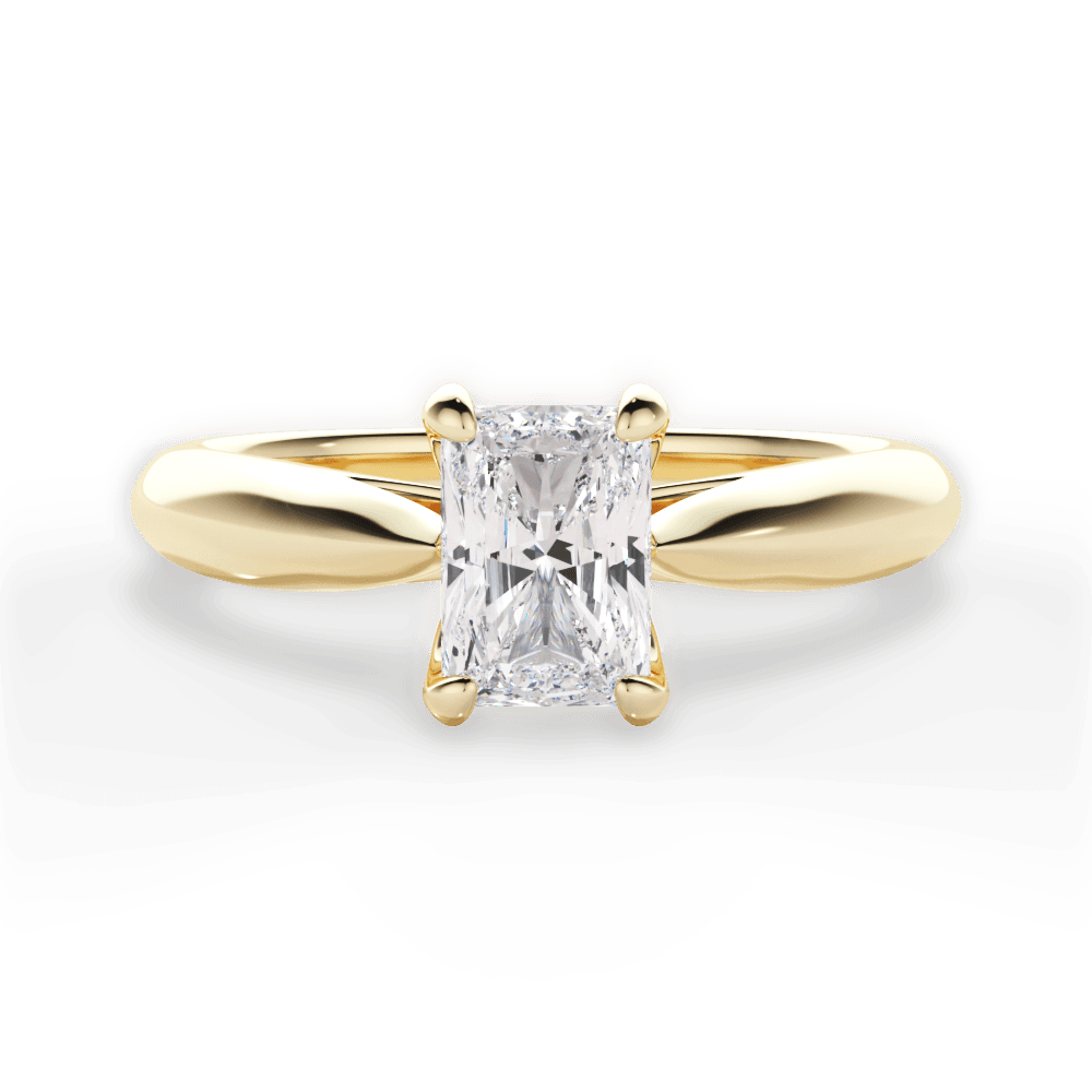 14kt Yellow Gold/18kt Yellow Gold/radiant/top