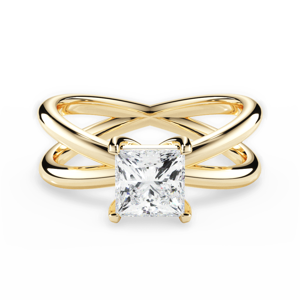 14kt Yellow Gold/18kt Yellow Gold/princess/top