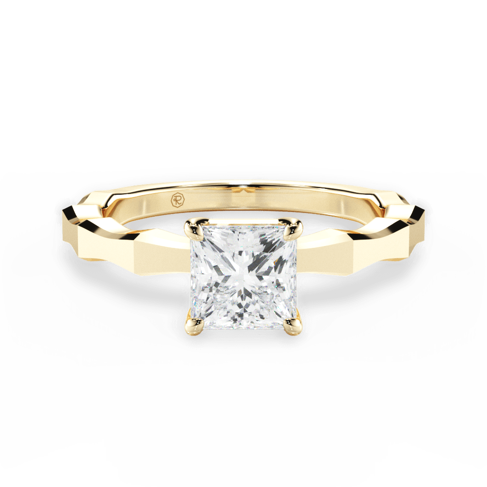 14kt Yellow Gold/18kt Yellow Gold/princess/top