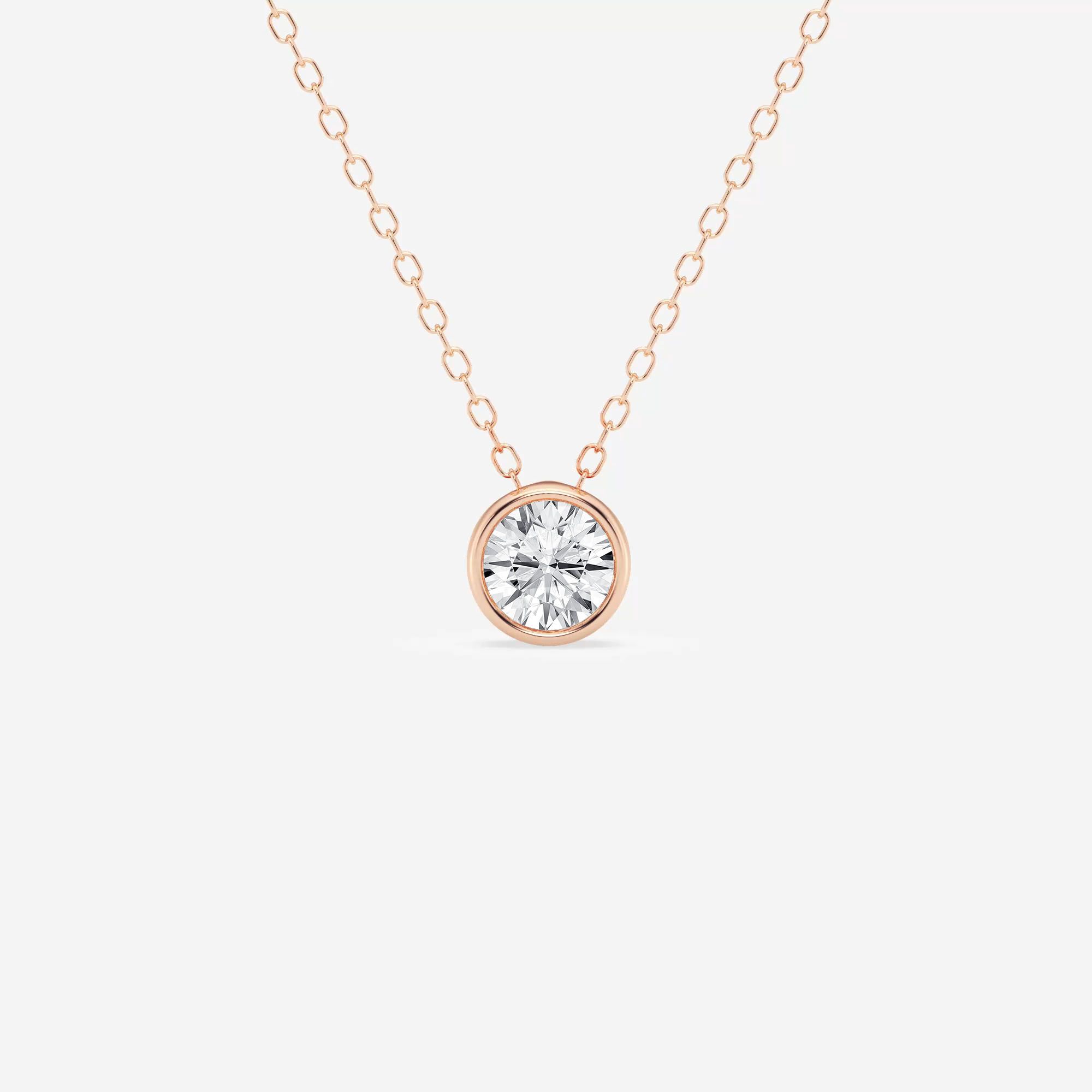 14kt Rose Gold/18kt Rose Gold/round/top