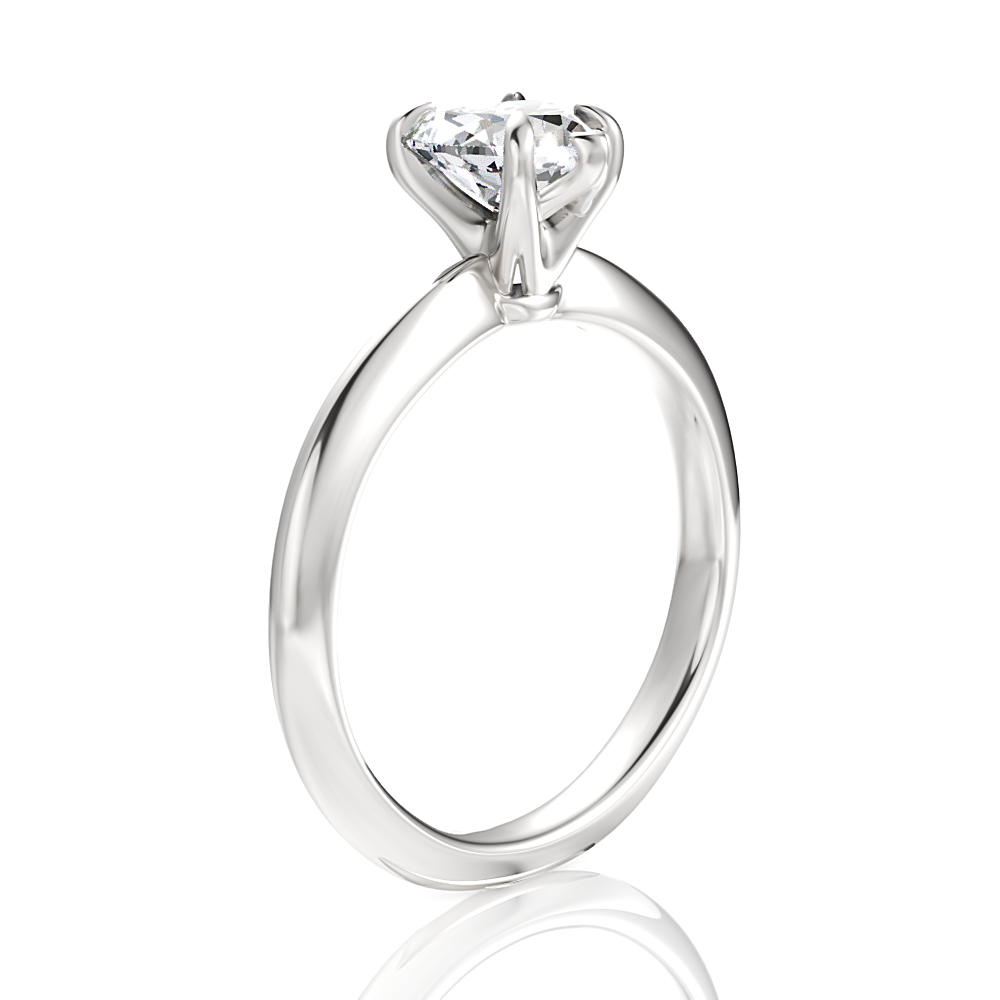 14kt white gold/18kt white gold/platinum/heart/front