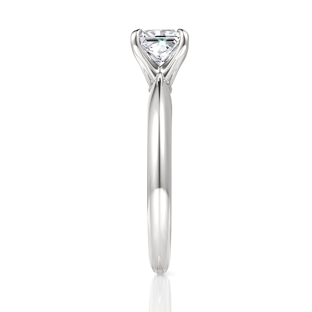 14kt white gold/18kt white gold/platinum/princess/side