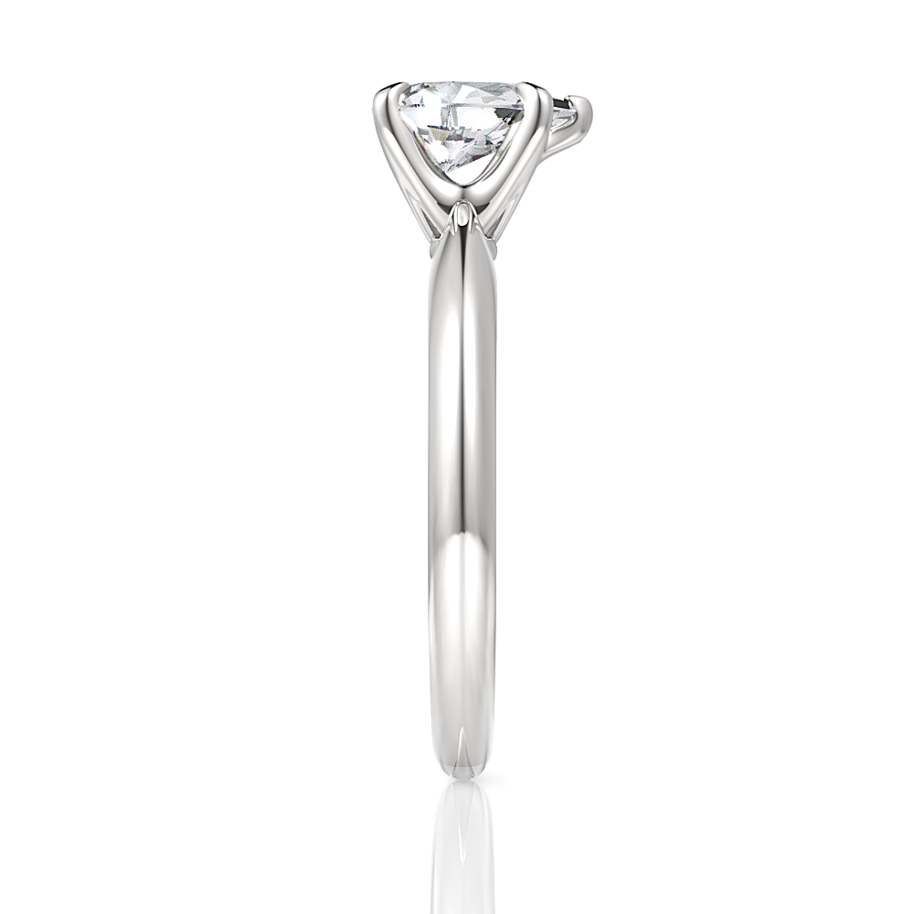 14kt white gold/18kt white gold/platinum/pear/side