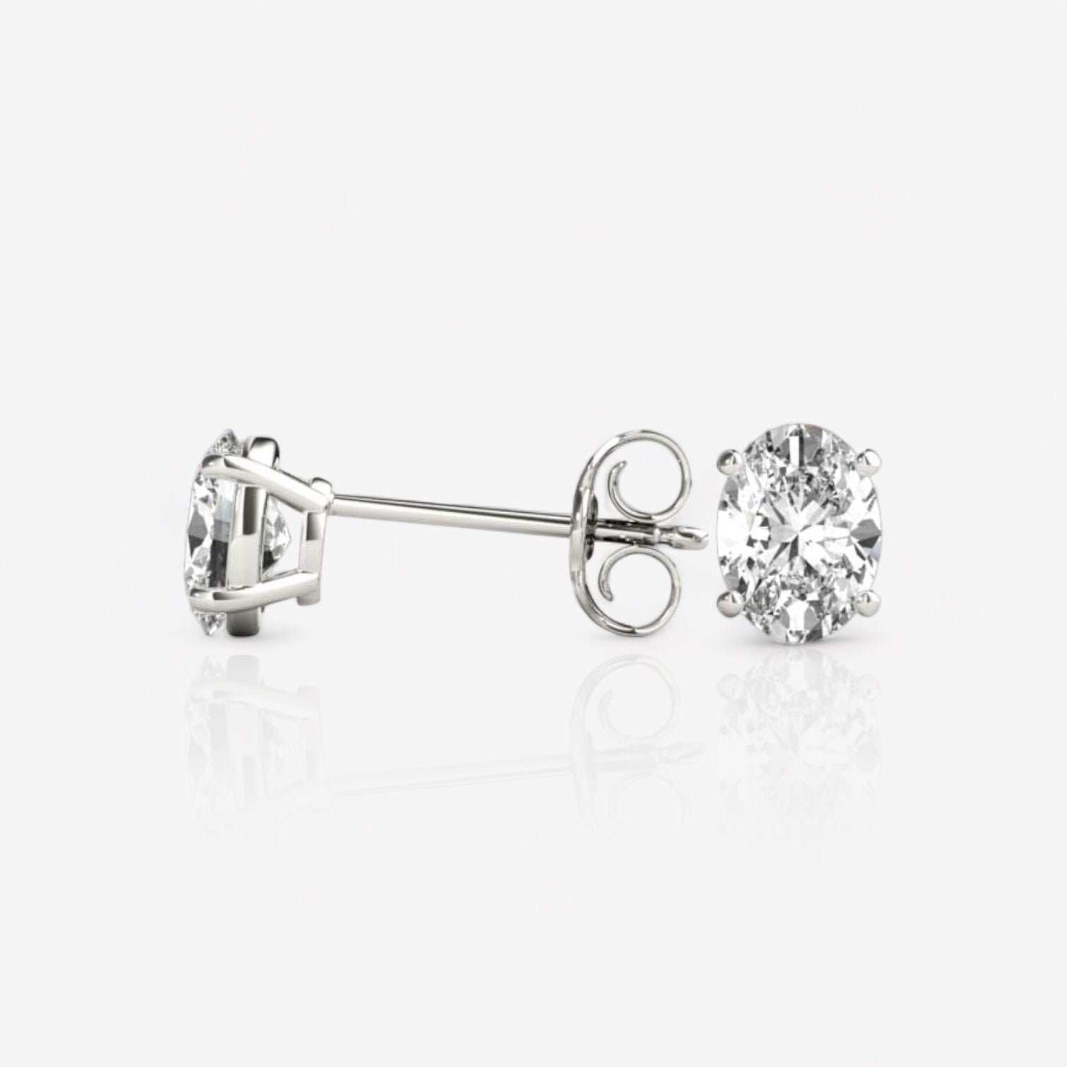 18kt white gold/side
