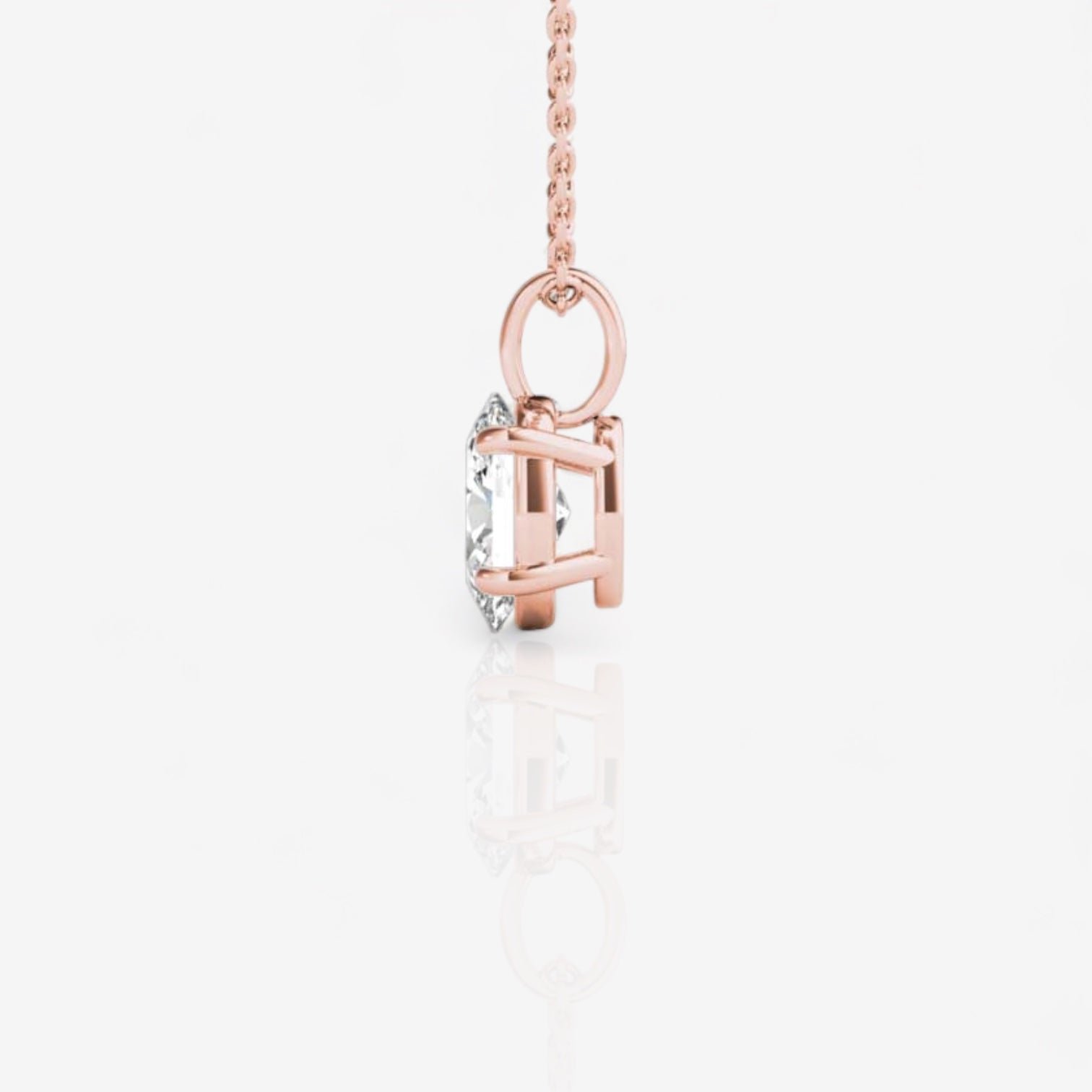 18kt rose gold/side