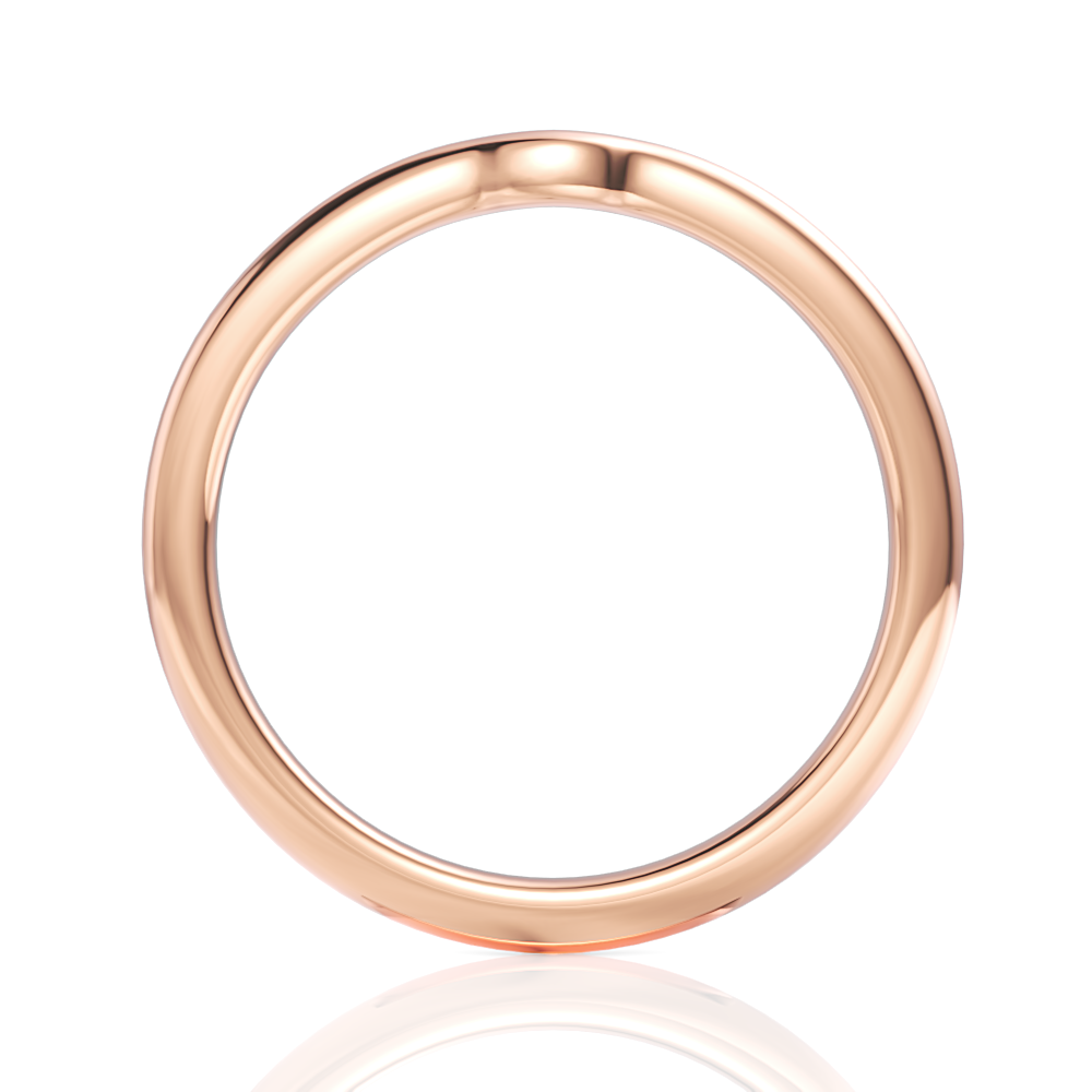 18kt rose gold/front