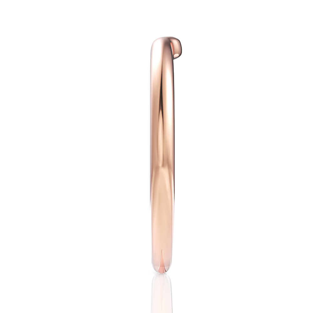 18kt rose gold/side