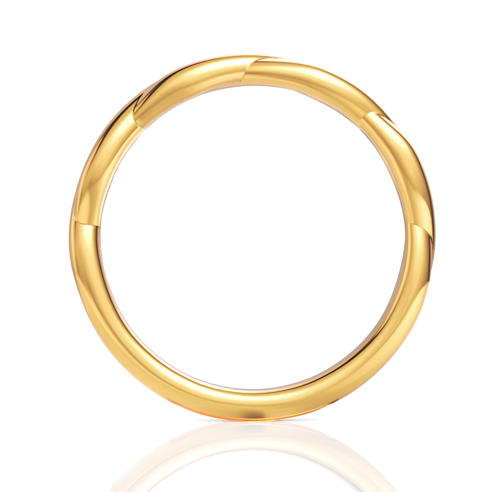 18kt yellow gold/front