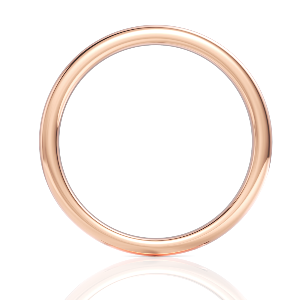 18kt rose gold/front