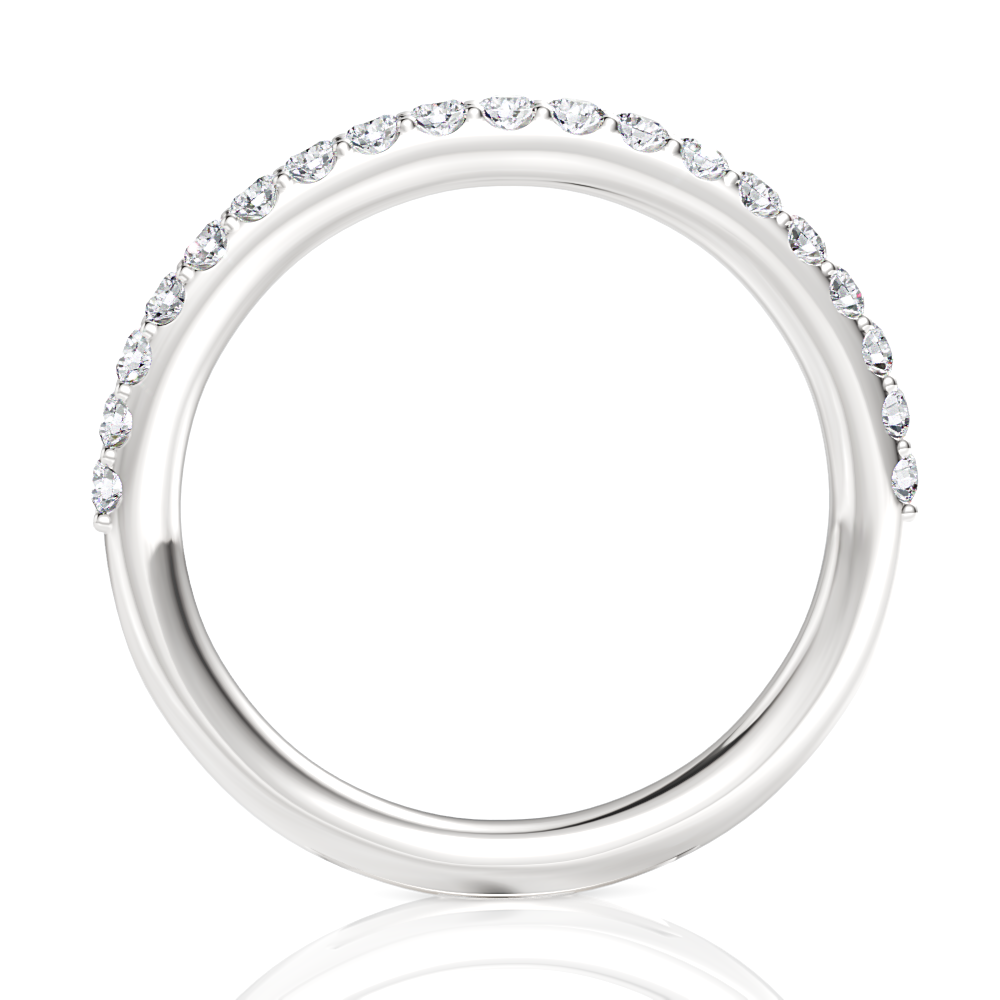 14kt white gold/ 18kt white gold/platinum/front