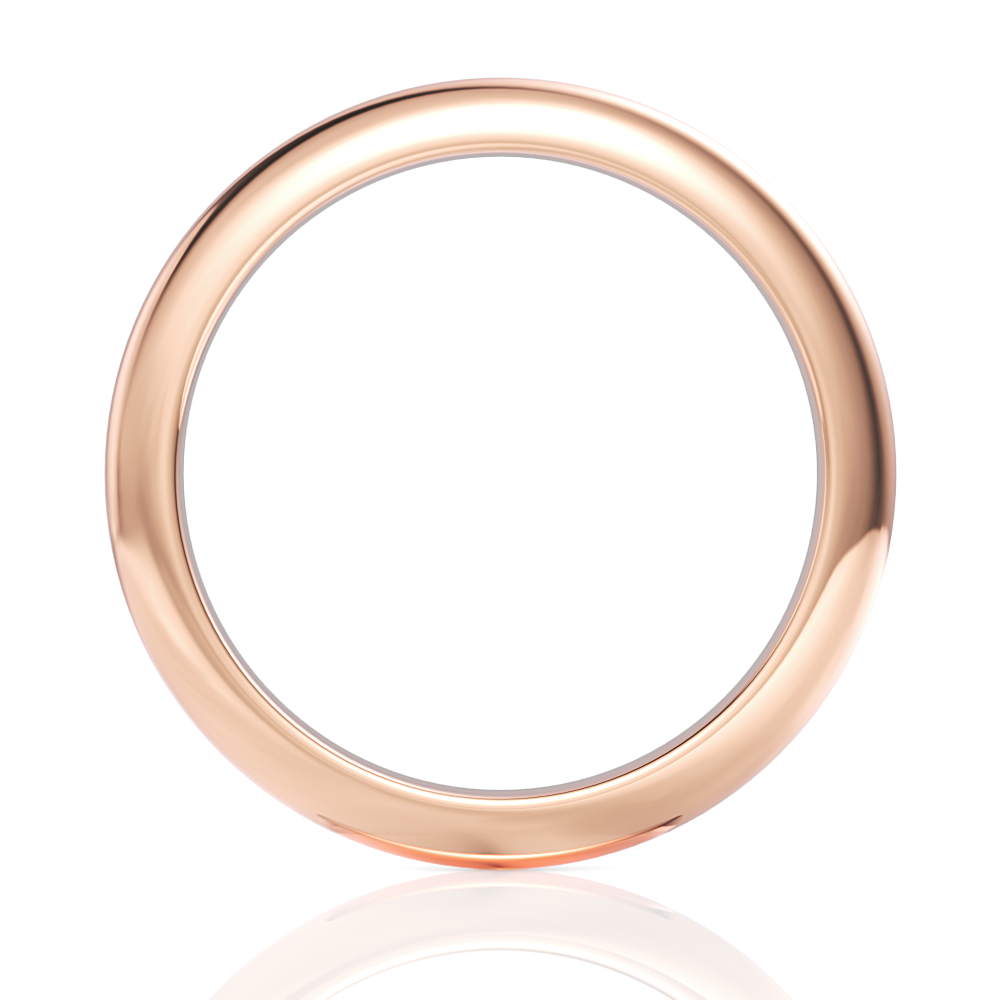 18kt rose gold/front