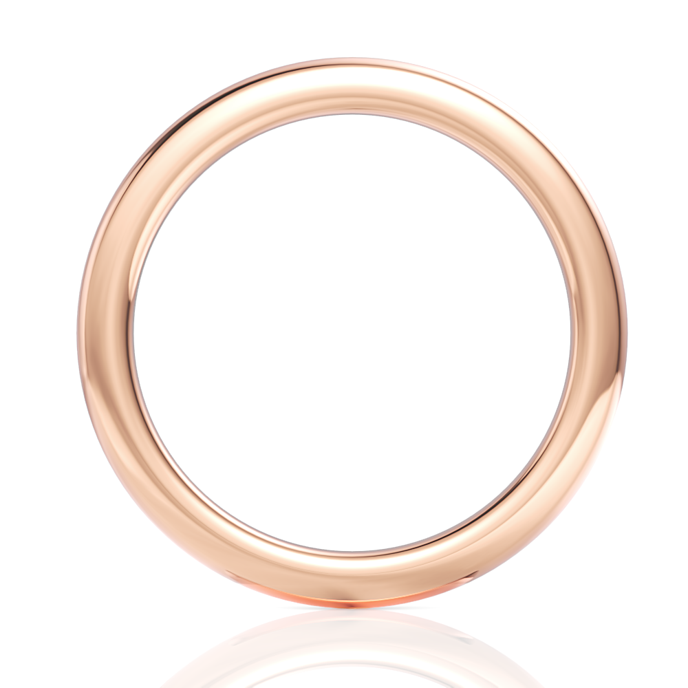 18kt rose gold/front